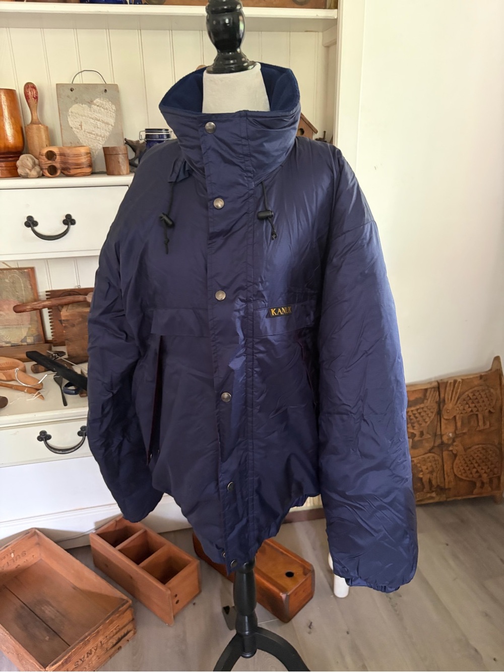 Kanuk Navy Puffer Jacket - Men's Insulated Coat